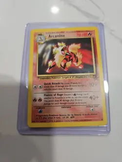 Arcanine 2000 Pokemon TCG Black Star Promo League #6 LP Vintage Card WOTC Vtg - Image 1