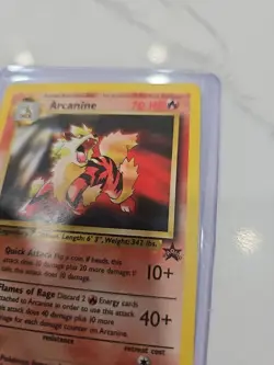 Arcanine 2000 Pokemon TCG Black Star Promo League #6 LP Vintage Card WOTC Vtg - Image 3