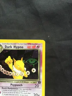 Pokemon Cards: Team Rocket 1st Edition Rare Holo: Dark Hypno 9/82 - Image 4