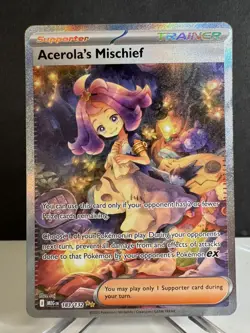 Mega Acerola’s Mischief SIR English 183/132 Pokemon TCG Card - Image 2