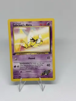 Pokemon Card - Sabrina's Abra Gym Challenge 1st Edition 93/132 Common - Image 1
