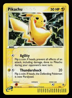 Pikachu 012 Holo Nintendo Black Star Promo Pokemon Card - Image 1
