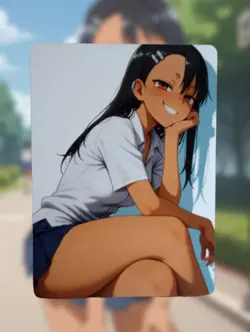 Hayase Nagatoro Don't Toy With Me, Miss Nagatoro Anime Waifu Sexy Hentai Card - Image 1