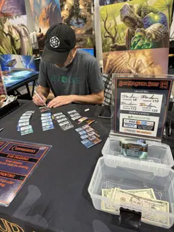 FNM Promo Serum Visions Dan Scott Shadowed Autographed Magic the Gathering Card - Image 3