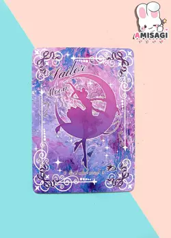 Sailor Moon Trading Card Game Minako Aino Karte Anime Manga Fan Made CDS-SR-03 - Image 3
