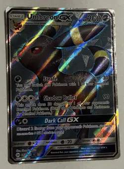 Umbreon GX 142/149 Sun & Moon Full Art Ultra Rare Pokemon Card Near Mint/ Mint - Image 2