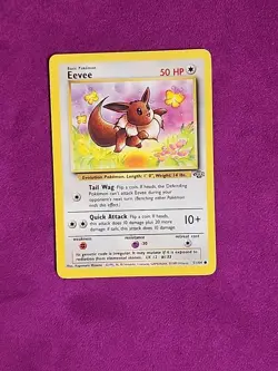 1999 Pokemon Eevee Unlimited Jungle Card 51/64 - Image 1