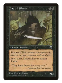Dauthi Slayer Magic the Gathering Tempest Common LP Lightly Played Single Card - Image 1