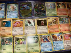Pokemon Card Big Lot Of 62 Cards (vintage + Mega Evo) - Image 3
