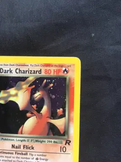Pokemon Cards: Team Rocket 1st Edition Rare Holo: Dark Charizard 4/82 - Image 4