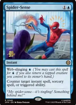 ** Spider-Sense - Prerelease Cards FOIL ** [NM] MTG Stamped In Shrink - Image 1