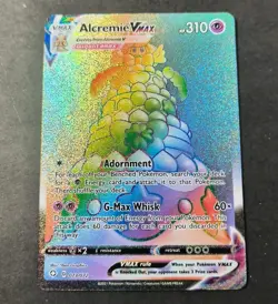 Pokemon Shining Fates Alcremie VMAX Secret Rare Card 073/072 NM - Image 1