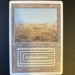 English - MTG Scrubland - LP - Revised (3rd) Edition - Image 1
