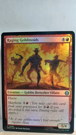 Raging Goblinoids Foil Uncommon [NM] - MTG SPM - Image 1