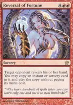 MTG Reversal of Fortune, Fifth Dawn, Heavily Played, English - Image 1