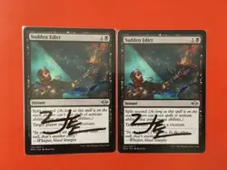 MTG - 1x Sudden Edict - Modern Horizons 2 - signed by Ryan Yee - Image 1