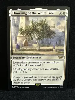 Flowering Of The White Tree - MTG LOTR R 0015 NM - Image 1
