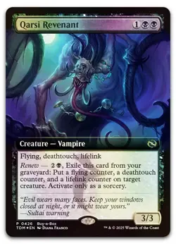Qarsi Revenant (Extended Art) - Buy-A-Box Promos - 0426 - MTG - LP - FOIL - Image 1