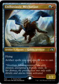 Enthusiastic Mechanaut - Promo Pack: Kamigawa: Neon Dynasty 509 - MTG - LP - Image 1
