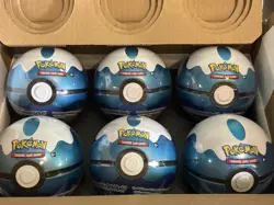 Case Fresh Dive Ball Tin X6! Pokemon Rare Find Sealed! Confirmed Mint Tcg - Image 1
