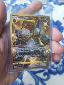 Pokemon Coalossal 198/189 Darkness Ablaze Gold Secret Rare Holo NM - Image 1