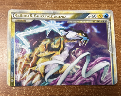 Pokemon Raikou& Suicune Legend Top Half 92/95 LP - Image 1