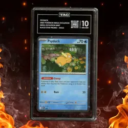 Pokemon Mega Evolution PSYDUCK Black Start Promo TAG 10 #007 - Image 1