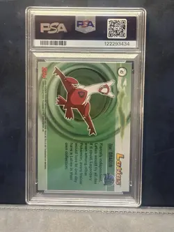2003 TOPPS POKEMON ADVANCED LATIAS #45 NON-HOLO PSA 6 - Image 2