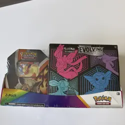 Pokemon Sword and Shield Evolving Skies Elite Trainer Box ETB and Tin Costco - Image 1