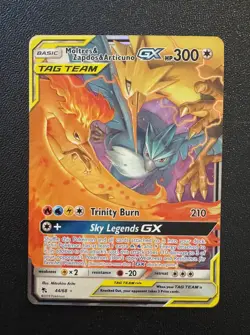 Pokemon Tcg Tag Team Moltres Zapdos And Articuno GX Hidden Fates 44/68 - Image 1