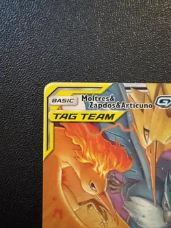 Pokemon Tcg Tag Team Moltres Zapdos And Articuno GX Hidden Fates 44/68 - Image 2