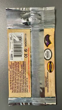 21.01g HEAVY! 1999 Pokemon Fossil Pack - Factory Sealed (Unopened) ZAPDOS - Image 4