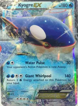 Kyogre EX - XY41 - Legends of Hoenn Collector's Tin Promo HP, English Pokemon Pr - Image 1