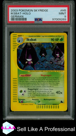 IKSBAT-HOLO GERMAN POKEMON SKYRIDGE 2003 H5 PSA 9 - Image 1