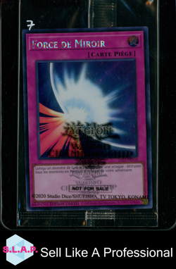 MIRROR FORCE YUGIOH 2025-FRP02 WORLD CHAMPIONSHIP CELEB PROMO MINT SEALED FR - Image 1