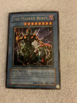 Yugioh The Masked Beast Labyrinth of Nightmare Ultra Rare LON-001 never played w - Image 1