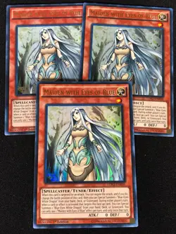 Yugioh Maiden With Eyes of Blue LDK2-ENK06 1st Ultra x3 (LP) - Image 1
