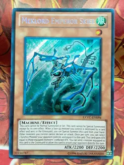 Yugioh Meklord Emperor Skiel Secret Rare EXVC-EN094 Lightly Played - Image 1
