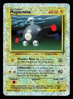 Magnemite 80/110 Reverse Holo Legendary Collection Pokemon Card - Image 1