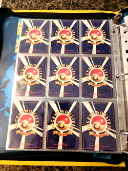 Japanese WoTC Pokemon Card Vintage Collection Binder Holo Swirl Rare Base Neo - Image 5
