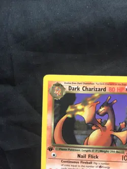 Pokemon Cards: Team Rocket 1st Edition Rare: Dark Charizard 21/82 - Image 2