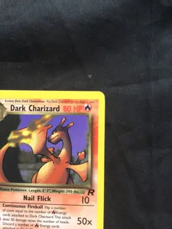 Pokemon Cards: Team Rocket 1st Edition Rare: Dark Charizard 21/82 - Image 3