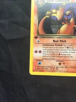 Pokemon Cards: Team Rocket 1st Edition Rare: Dark Charizard 21/82 - Image 5