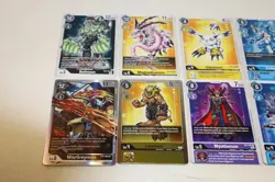 Lot of 39 Digimon CCG Trading Cards & 2 Memory Gauges WarGreymon Leomon EX1 NM/M - Image 5