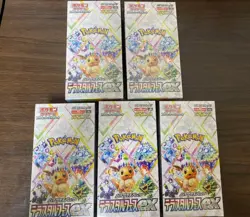 Pokemon Card Terastal Festival ex Booster Box 5 boxes sv8a w/shrink Japanese - Image 1