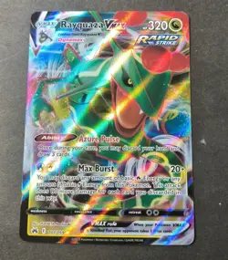 Pokemon Crown Zenith Rayquaza VMAX Ultra Rare Card 101/159 NM - Image 1
