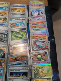 Lot Of 275 Pokemon Cards from Prismatic Evolution, Holo, Reverse Holos, Bulk - Image 3