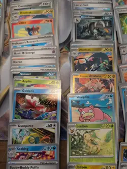 Lot Of 275 Pokemon Cards from Prismatic Evolution, Holo, Reverse Holos, Bulk - Image 5