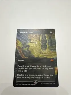 Vampiric Tutor Borderless Dominaria Remastered Regular Card NM 430 - Image 1