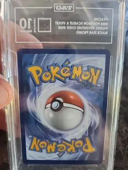 Pokemon Pikachu SVP088 Promo Card 2024 Scarlet & Violet Black Star Promo TAG 10 - Image 2